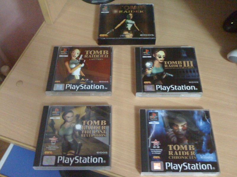  SATILIK PS1 TOMB RAIDER 1-2-3-4-5