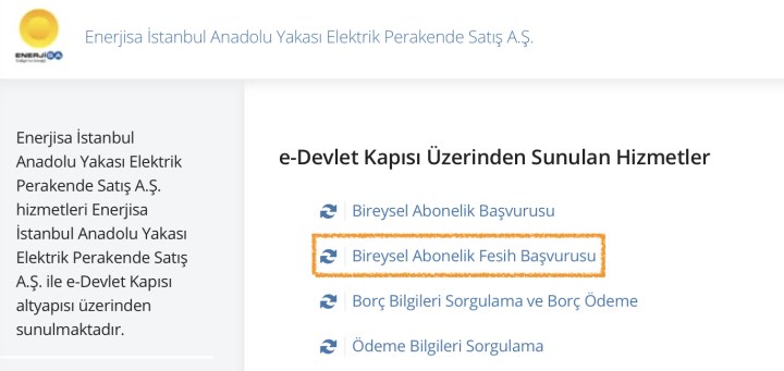 e-Devlet üzerinden abonelik iptali (fesih başvurusu) nasıl yapılır?