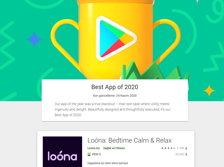 Karşınızda 2020 yılının en iyi Google Play uygulamaları