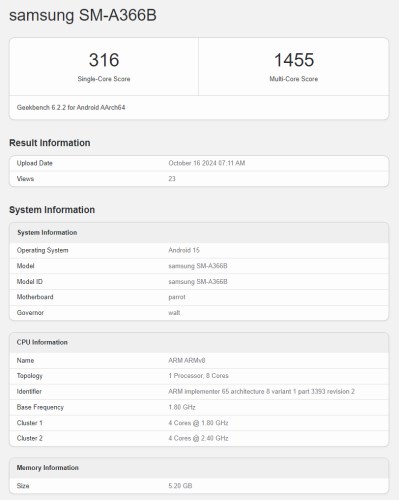 Samsung Galaxy A36 ile ilgili ilk bilgiler ortaya çıktı