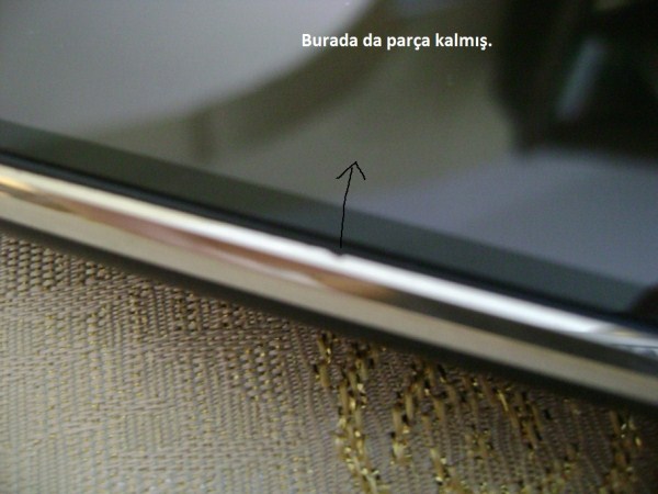  İphone sol tarafında sorun var.