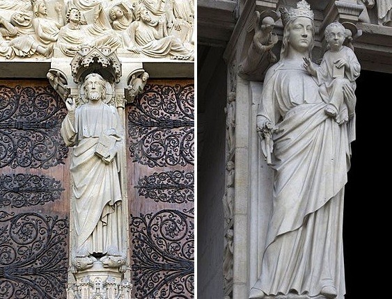  Fransa/Paris Notre Dame Katedrali (1160-1345) ve Notre Dame'ın Kamburu Quasimodo