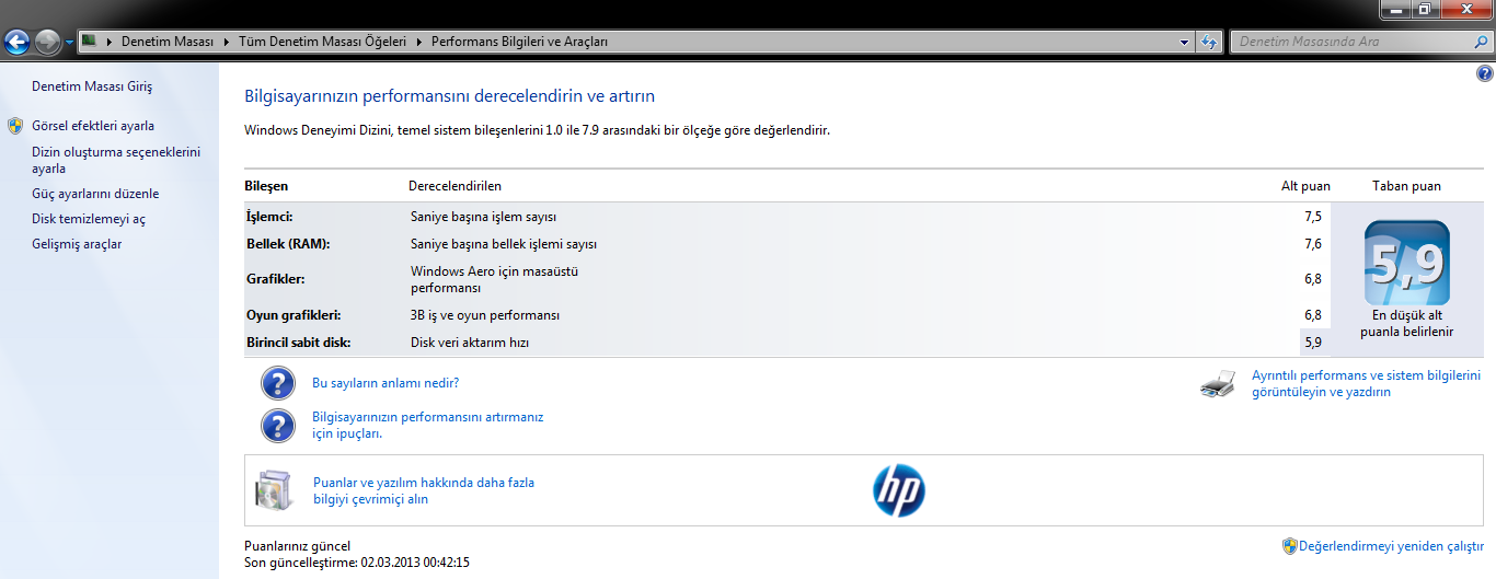  HP Pavilion DV6-6C04ET A7N36EA(7690M XT 2 GB DDR5) İnceleme Ve Test Sonuçları Eklendi