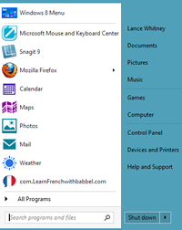  Windows 8'e Başlat Menüsü Ekleme - Classic Shell