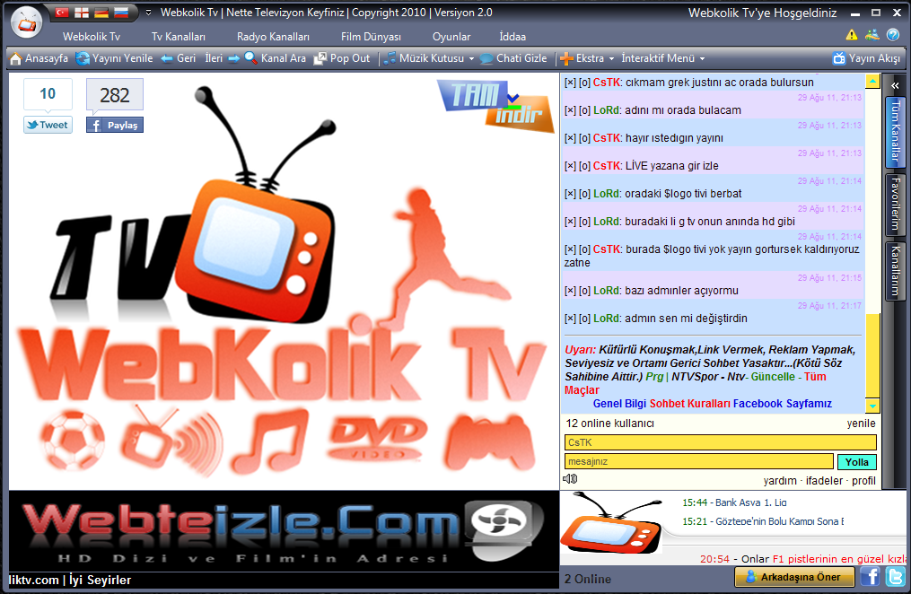  Webkolik Tv 2.0 - Nette Televizyon Keyfiniz