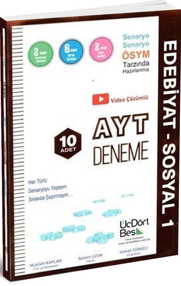 345 Ayt Sos1 denemeleri