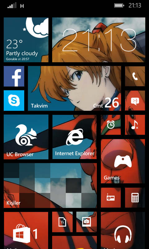  Windows Phone 8.1 Ana Ekranlarınız