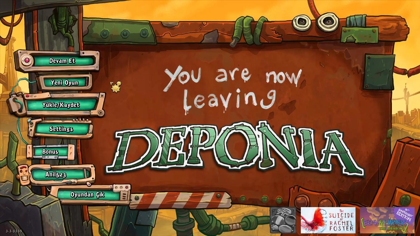  Goodbye Deponia ve Deponia Doomsday İçin Türkçe Yama İsteği