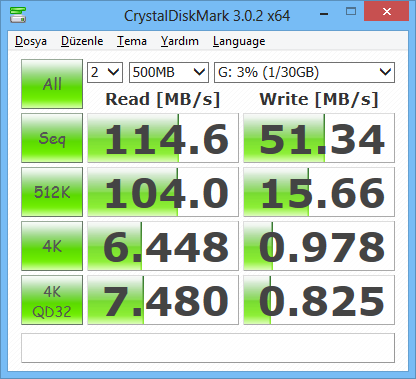  FLASH DISK TEST BAŞLIĞI!!!