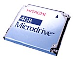  4GB Hitachi Microdrive, CF type 2