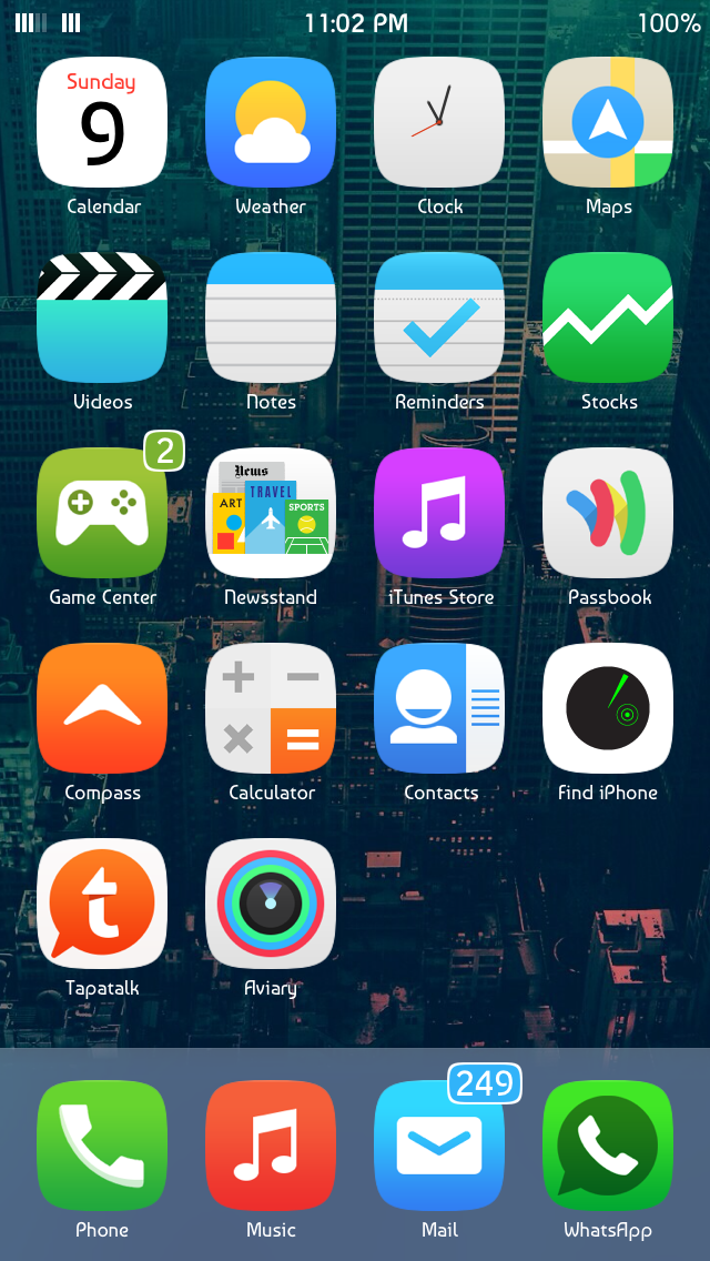  Winterboard teması. Sizce nasıl? Devam etsem mi?