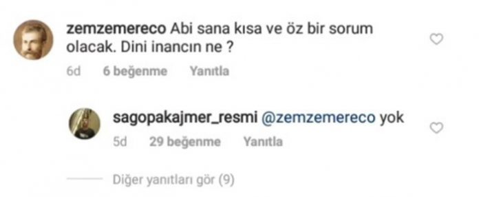 Sagopa Kajmer sosyal medyadan Ateist olduğunu duyurdu