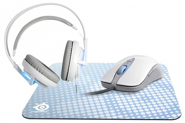  **[SATILIK] STEEL SERIES Frost Blue Bundle Mouse Kulaklık MousePad Seti SSM90084
