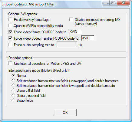  Virtualdubmod ile şu dosyayı açamıyorum. Resimli