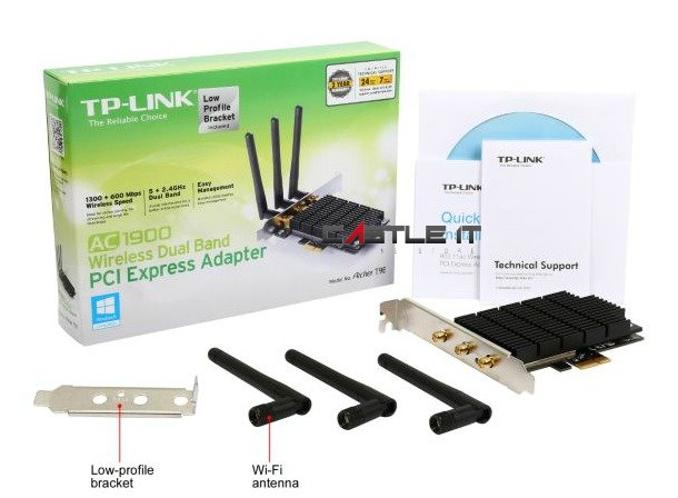 TP-LİNK ARCHER T9E AC1900 Mbps DUAL-BAND PCİe ADAPTÖR