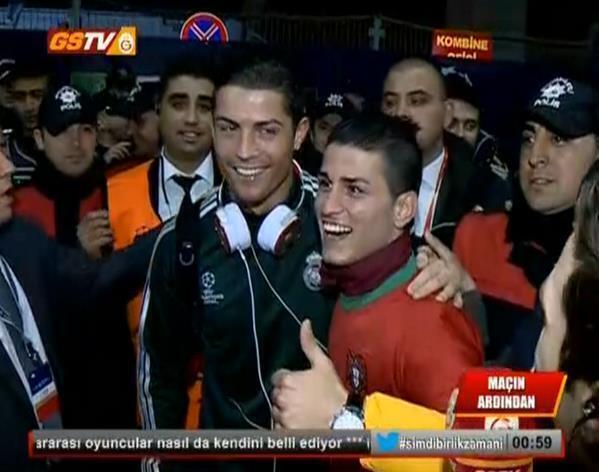  Adanalı ronaldonun gerçek Ronaldo ile buluşması