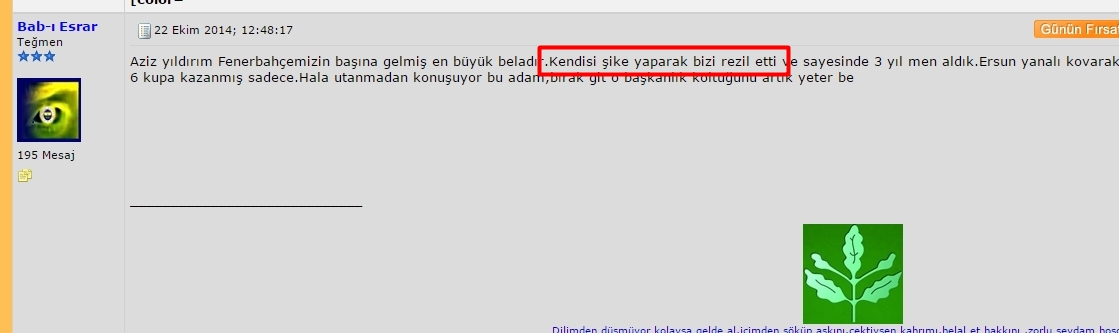  Foruma yazanlar ve yazılanların profili....