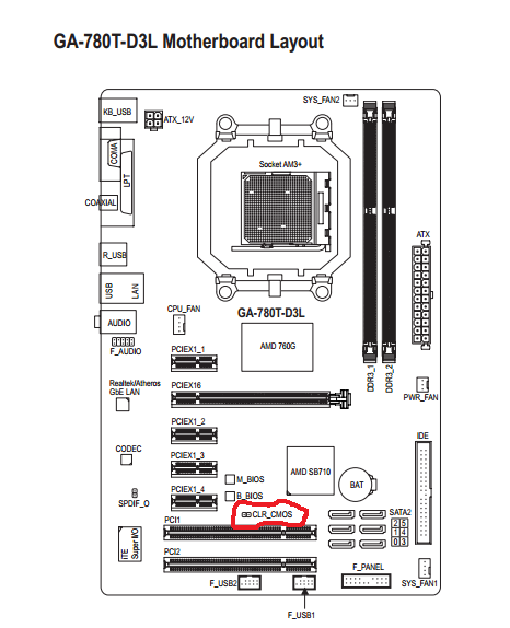 Gigabyte ga 780t d3l разгон оперативной памяти