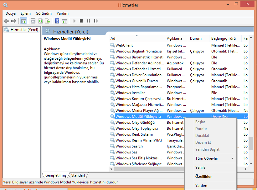  Windows 8.1 .NET Framework 3.5 yüklemek