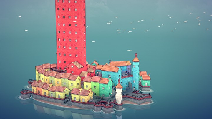 Şehir kurma oyunu Townscaper, bu yıl içinde mobil cihazlar için çıkacak