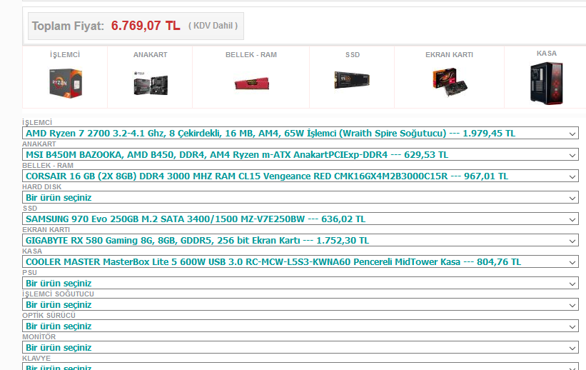 6.500 TL MİMARİ ÇİZİM BİLGİSAYARI