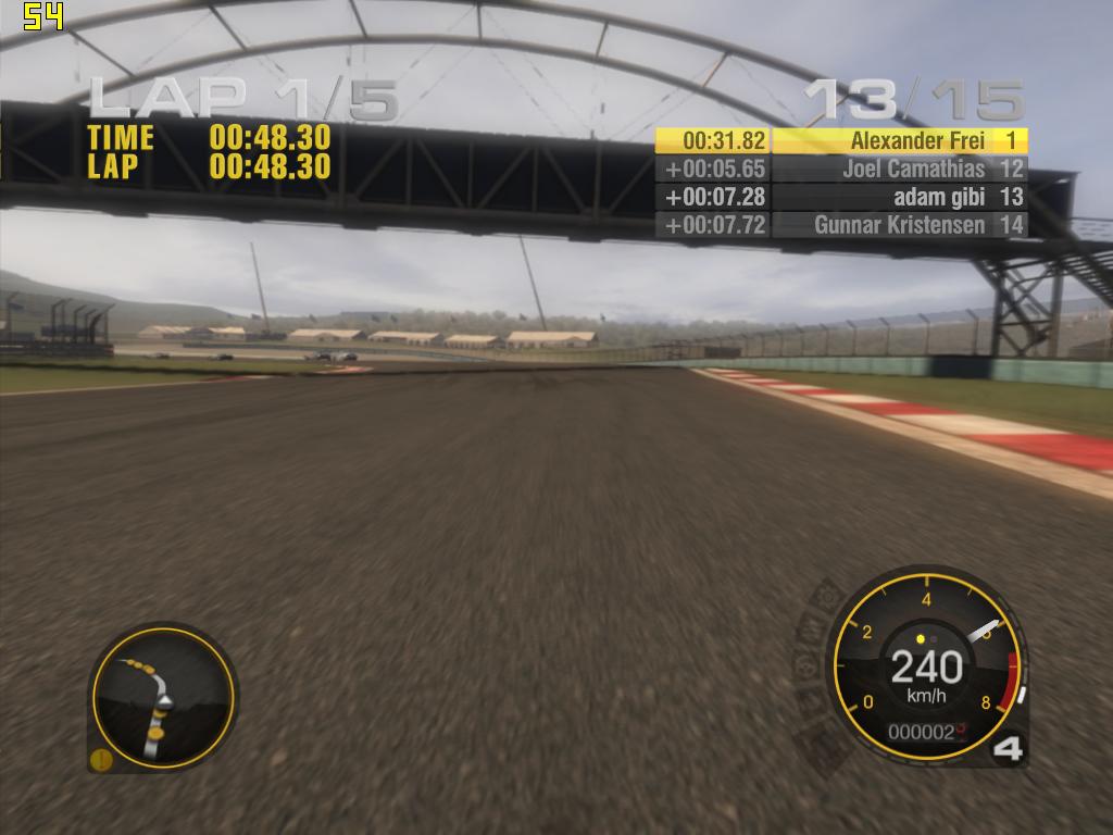  GRİD ve GTR2'nin İstanbulpark'ta grafik karşılaştırması