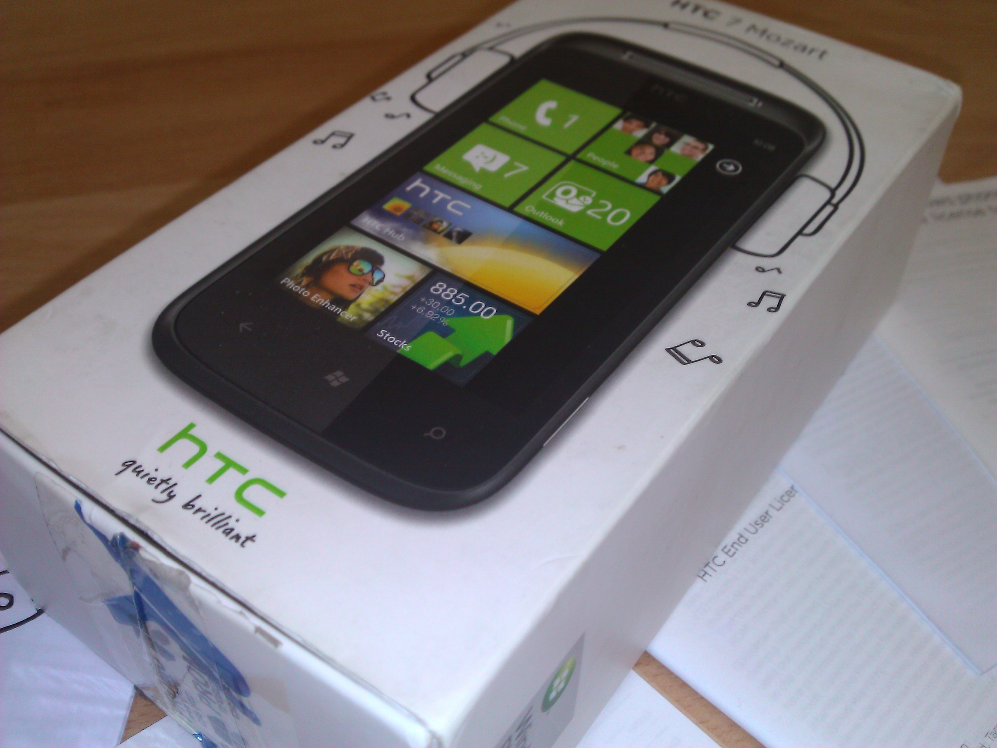  HTC Mozart 7 KUTULU TAKAS OLUR