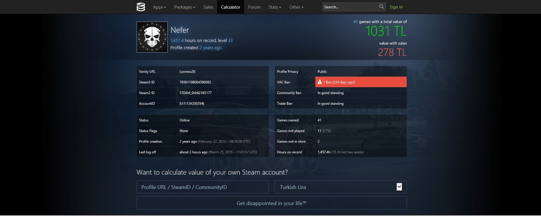  ██ 33.seviye Steam hesabı ucuza satılık 50TL ██