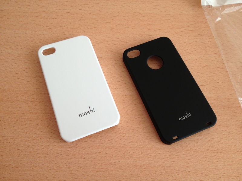  [SATILIK] IPHONE 4/4s 2 ADET MOSHİ MAT SİYAH/BEYAZ KAYMAYI/TERLEMEYİ ÖNLEYEN KAPAK 10TL!