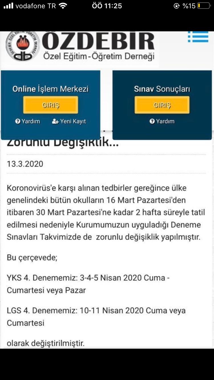 Ozdebir 4 Nisana Ertelenmis Diye Duydum Dogru Mu