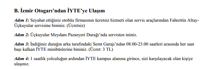  İzmir Yüksek Teknoloji Enstitüsü (İYTE) [2014 Soru&Cevap - Tanıtım]