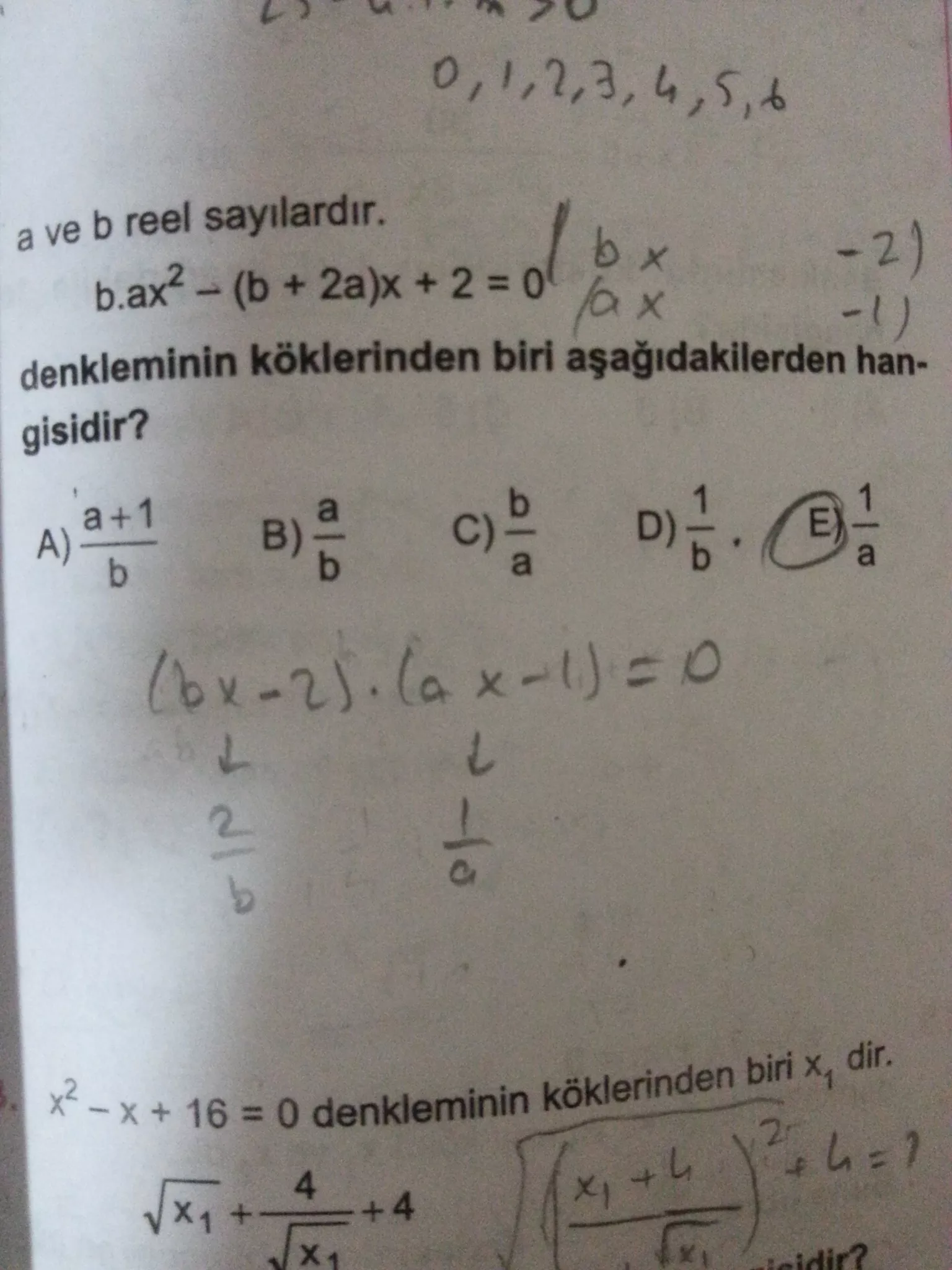  MAT2 SORULARIM (10 TANE)