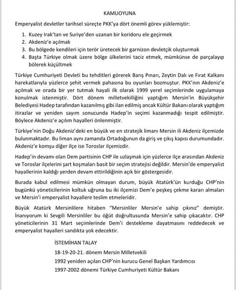 Dem Parti’nin Mersin’in Akdeniz ilçesindeki büro açılışı mitinge dönüştü