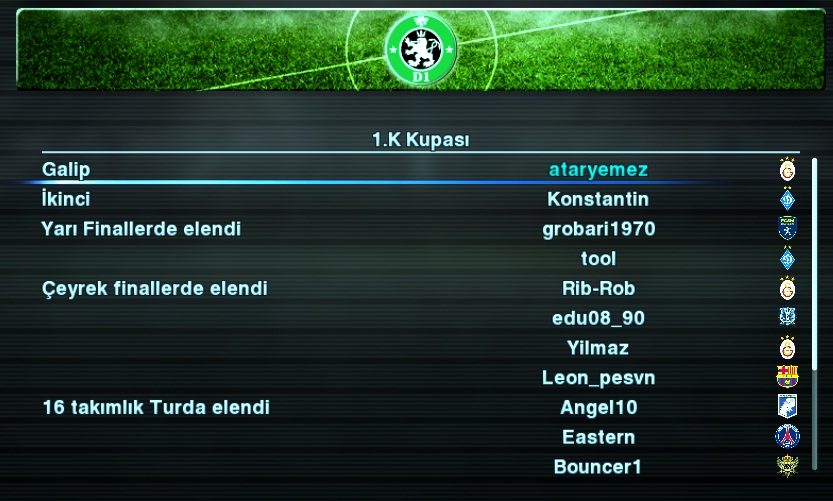  [PC] PES 2012 ONLINE MASTER LIG ANA KONU