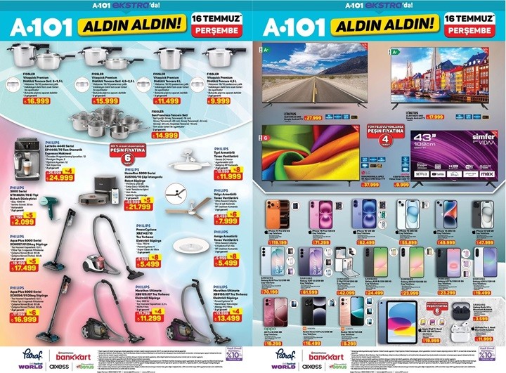A101 marketlerde indirimli Philips süpürgeler var