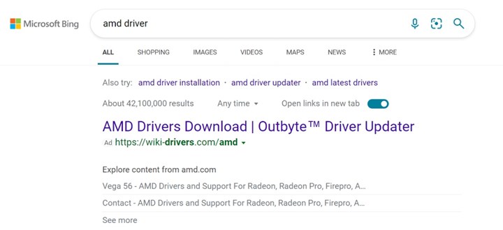 Sahte AMD ekran kartı sürücüleri Google aramalarda ilk sırada çıkıyor