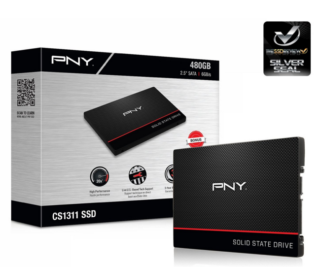  PNY CS1311 480 GB 2.5' SATA III Internal Solid State Drive SSD7CS1311-480-RB