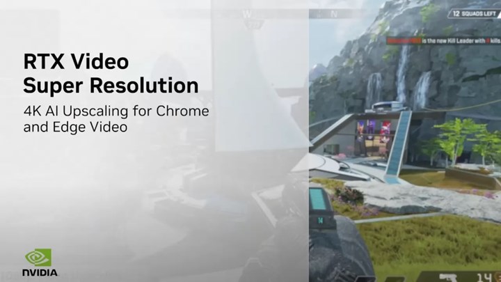 Nvidia’nın video çözünürlüğü yükseltici teknolojisi RTX Video Super Resolution gelecek ay Chrome ve Edge için yayınlanacak