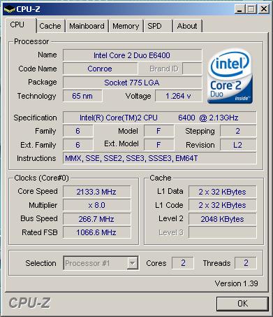  Core 2 Duo E6400 Overclock Yardim