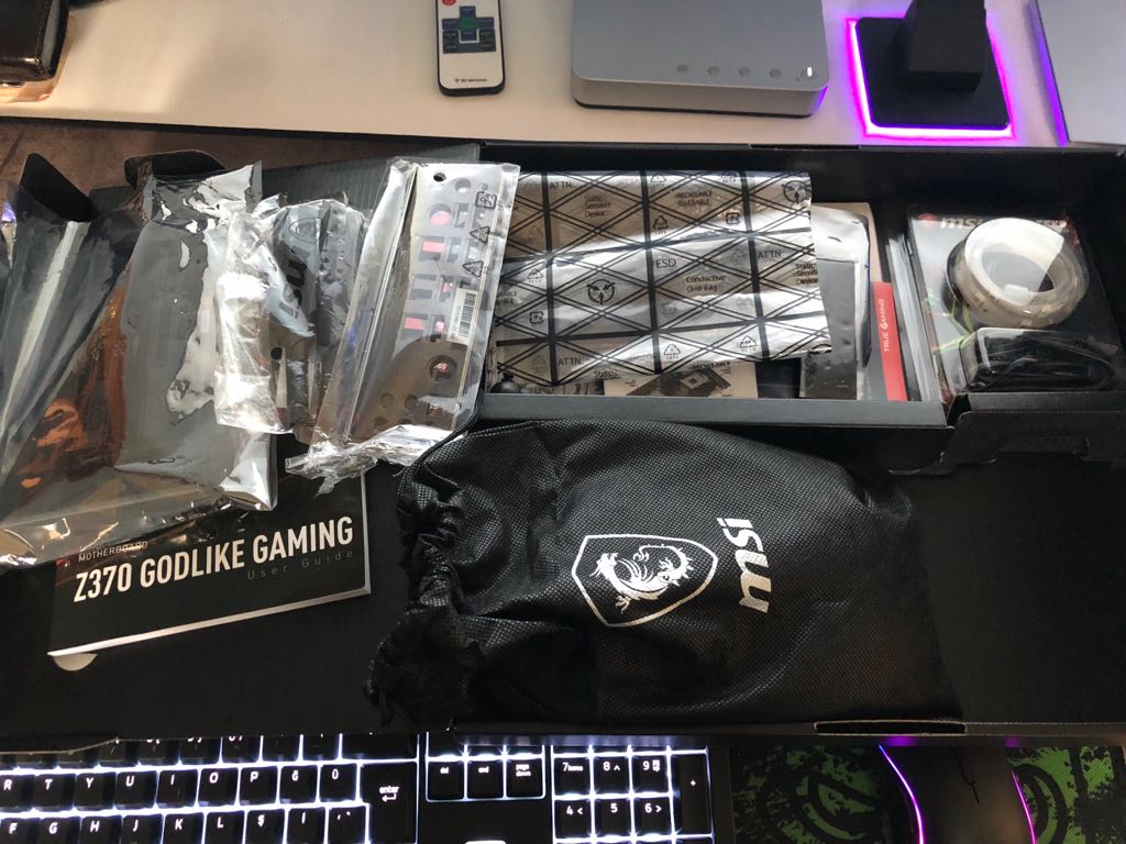 ... SATILIK ... MSI z370 GODLIKE GAMING anakart / 34 ay MSI Türkiye Garantili