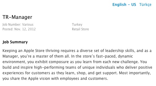 Apple, Türkiye ve Brezilya'daki mağazaları için çalışan alımına başlıyor