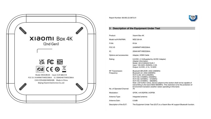 İkinci nesil Xiaomi Mi Box 4K sertifika sitelerinde göründü: Yakında geliyor