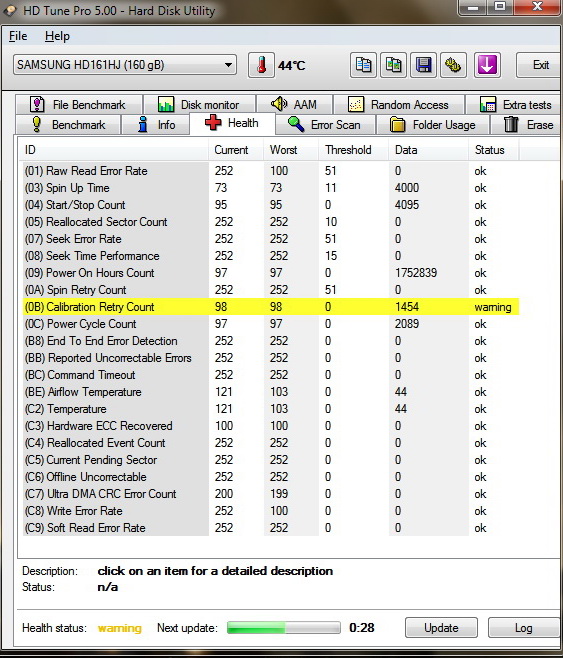  HDD Calibration Retry Count Değeri Hakkında.