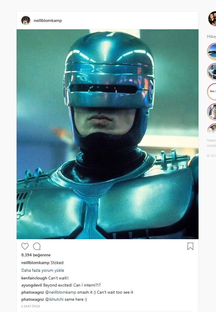 Neill Blomkam's  Robocop Returns