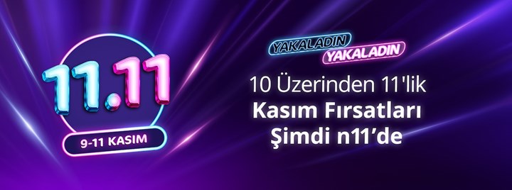 n11’de 10 üzerinden 11’lik Kasım Fırsatları başladı! İşte öne çıkan indirimler!