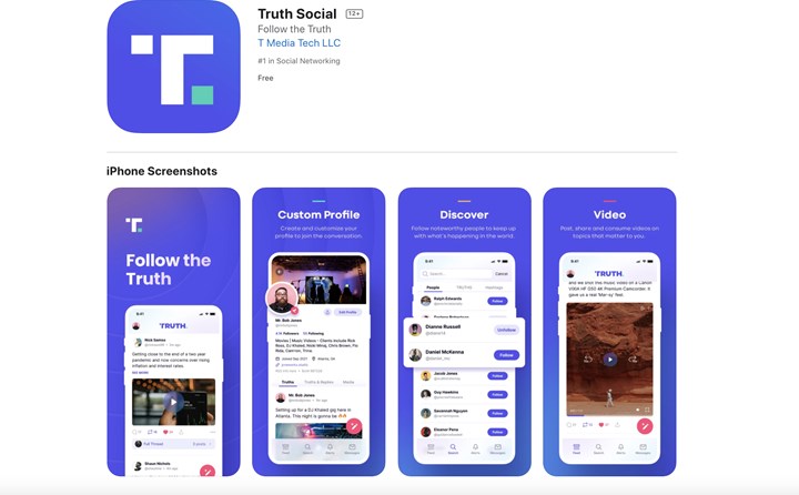 Trump'ın yeni sosyal ağı App Store'un en popüler uygulaması oldu