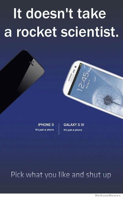 Samsung: Galaxy S III'ü seçmek için dahi olmaya gerek yok