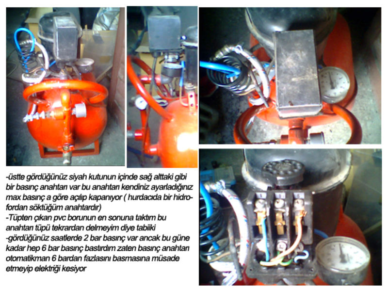  hava kompresorü yapımı (buzdolabı motoru ile)