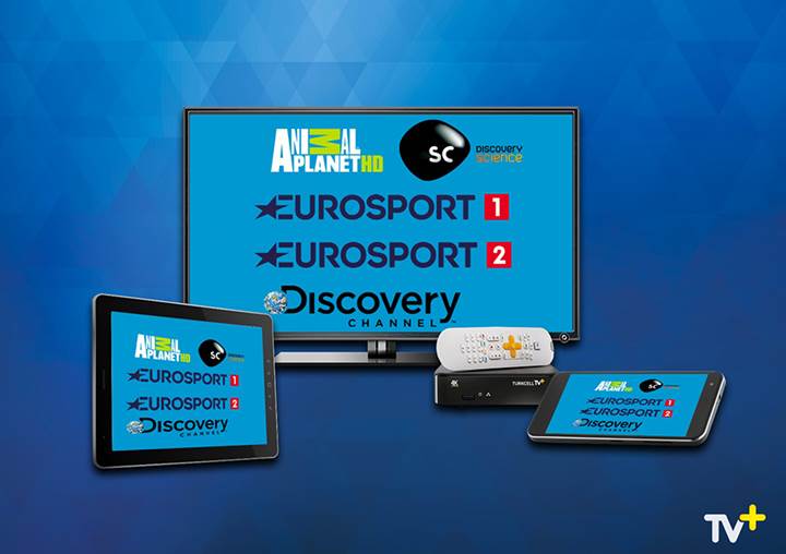 Discovery ve Eurosport kanalları artık Turkcell TV+’ta