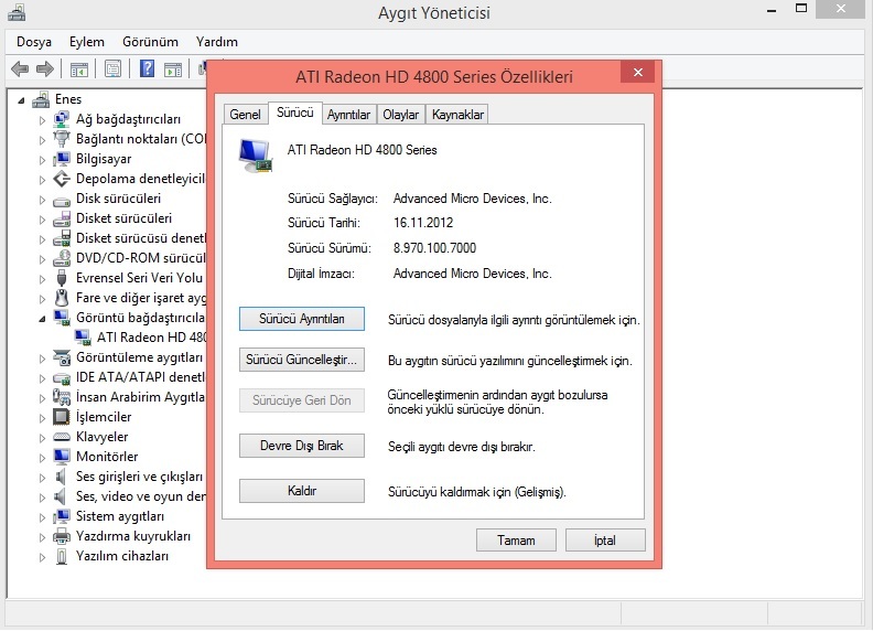  Ati ekran bozulması sorunu